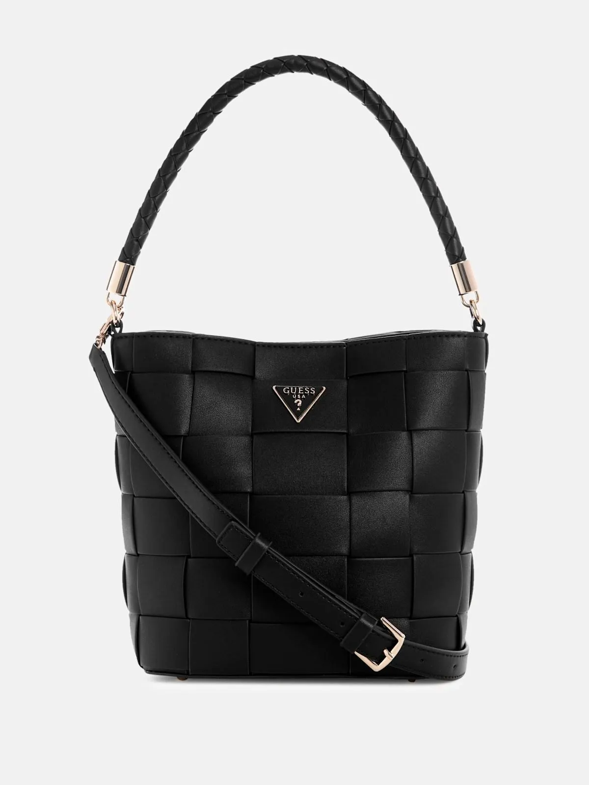 Maylee Woven Bucket Bag