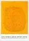 Lucio Fontana, Orange, 1977, Large Lithographic Poster