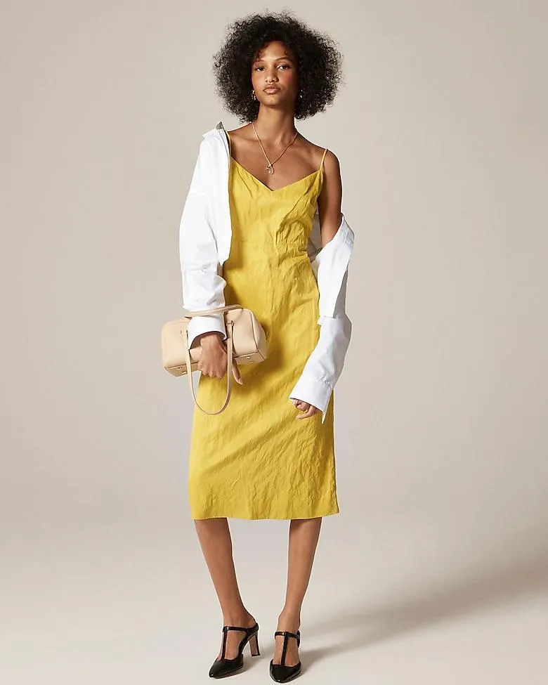 Natasha dress in memory poplin
