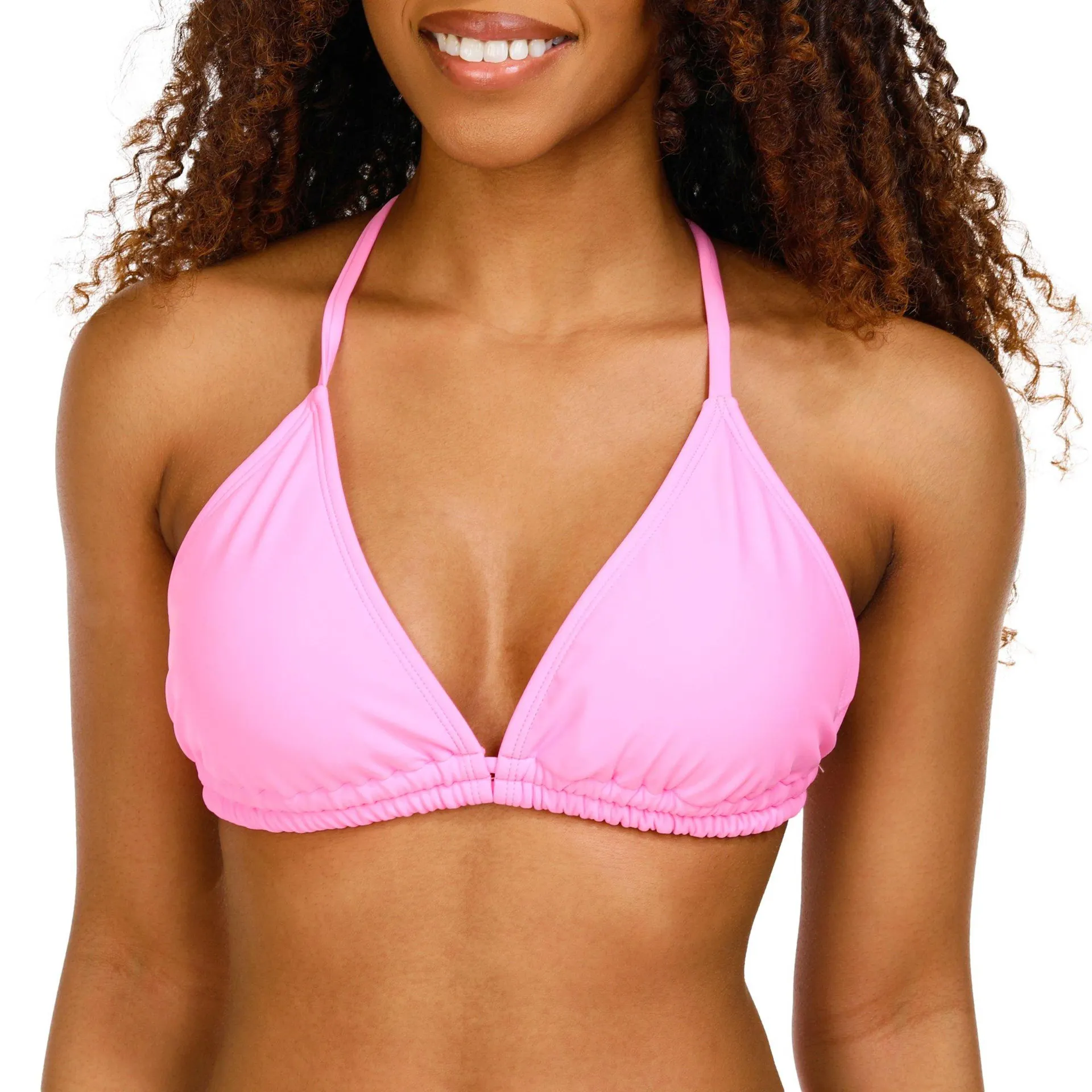 Cyn & Luca Juniors Solid Triangle Swim Top