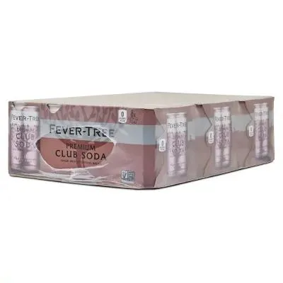 Fever-Tree Premium Club Soda, 5.07 fl. oz., 24 pk.