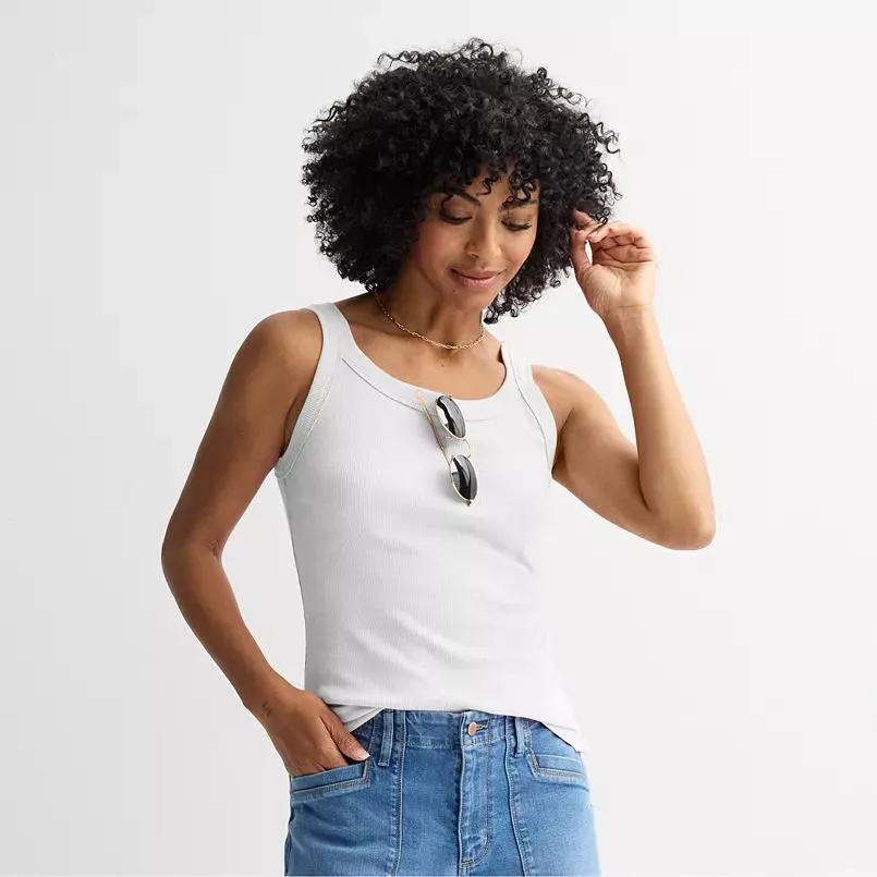 Women's Sonoma Goods For Life® Double Scoop Tank Top