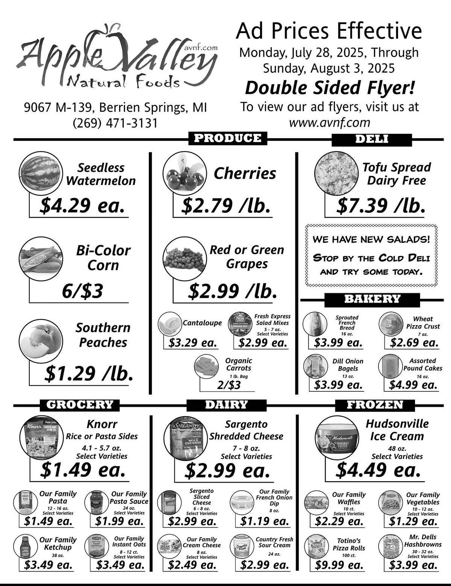 Apple Valley Natural Foods Weekly Ad - 1