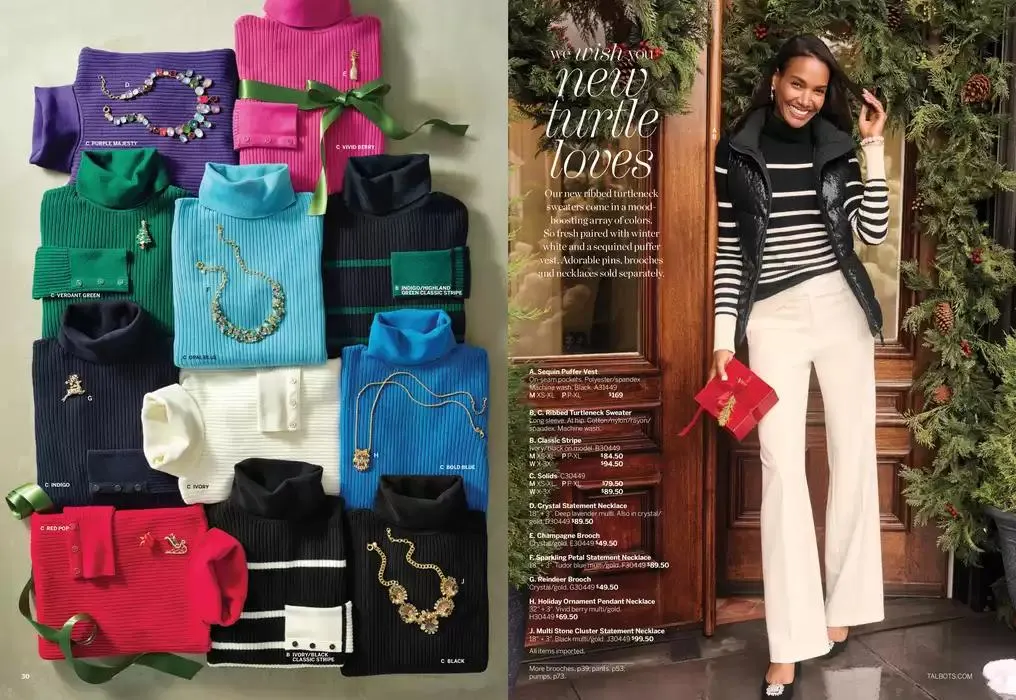 Weekly ad Talbots What’s in a WISH? from November 16 to November 30 2024 - Page 16