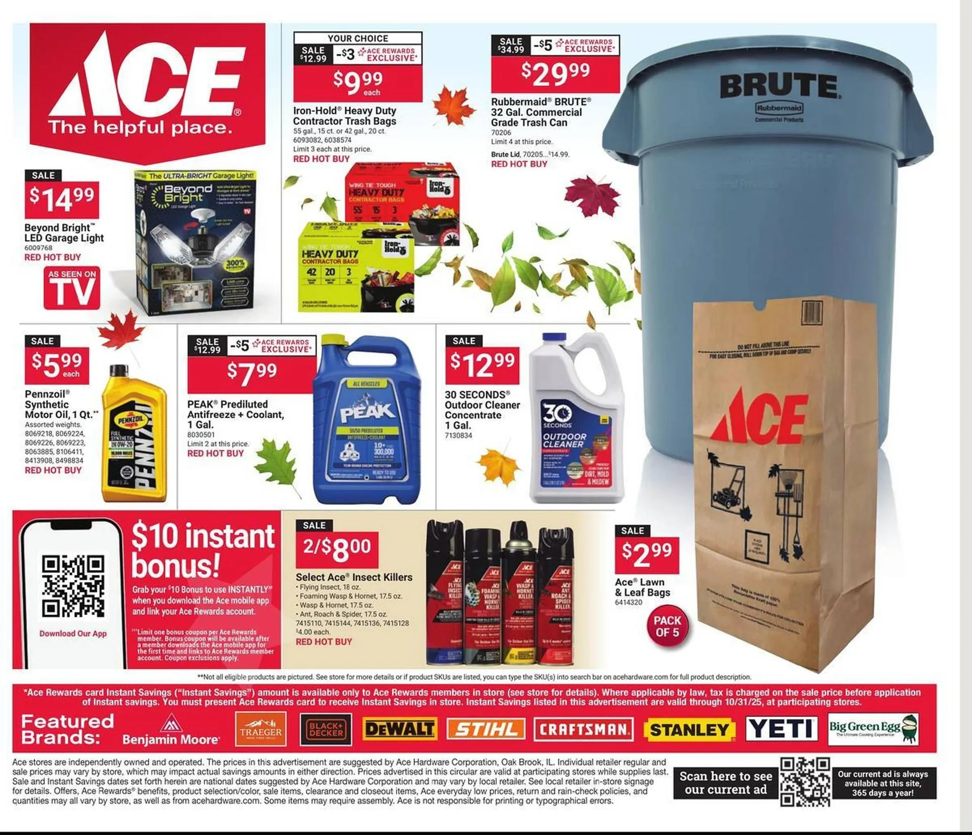 Weekly ad Ace Hardware flyer from October 1 to October 31 2025 - Page 7