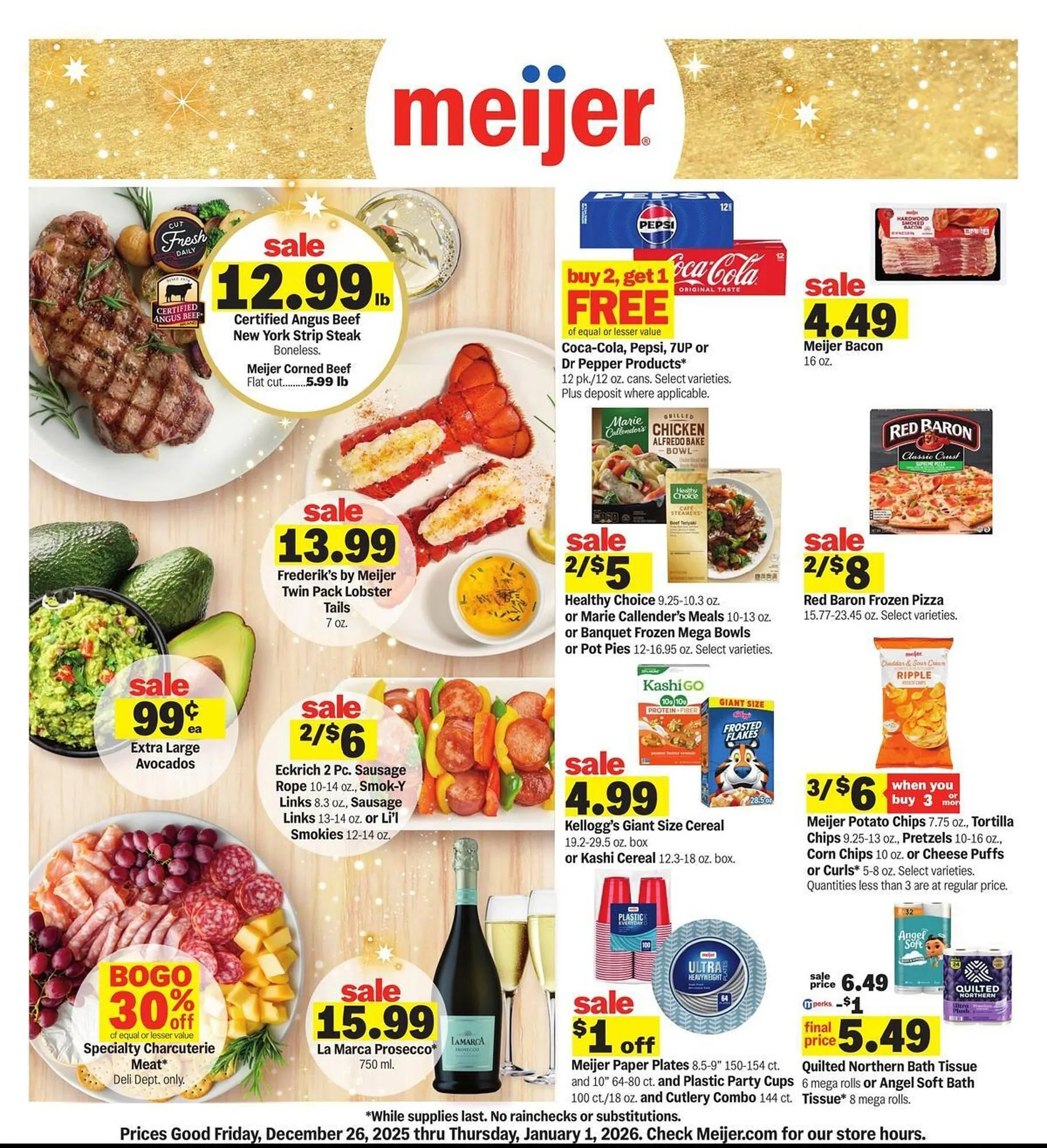 Weekly ad Meijer weekly ad from December 26 to January 1 2026 - Page 1