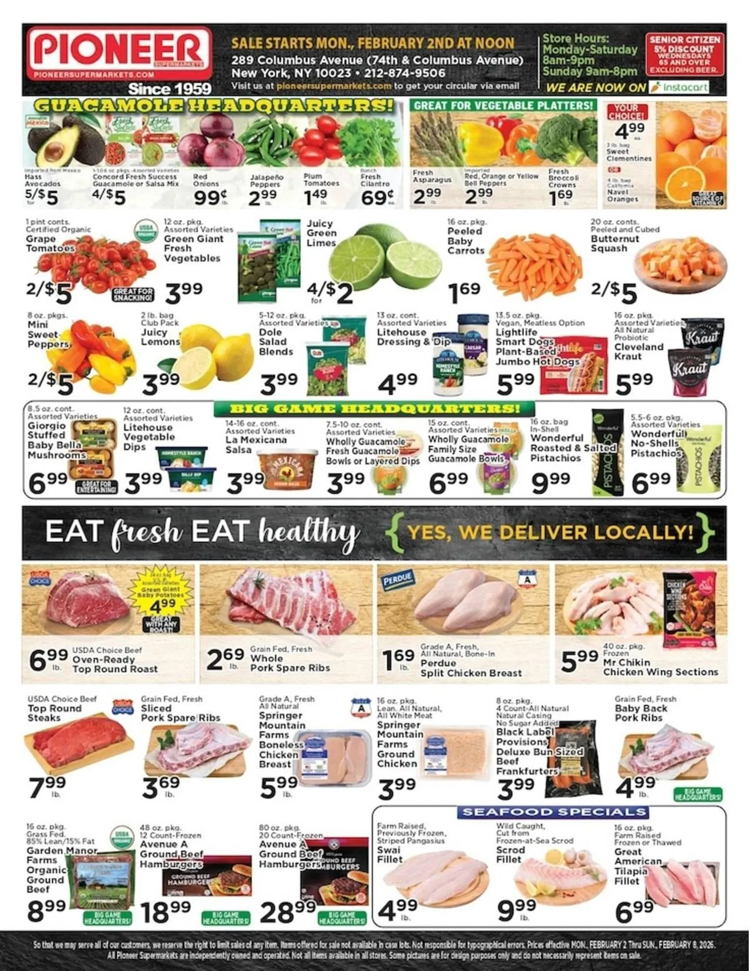 Weekly ad Pioneer Supermarkets weekly ad from February 2 to February 8 2026 - Page 1