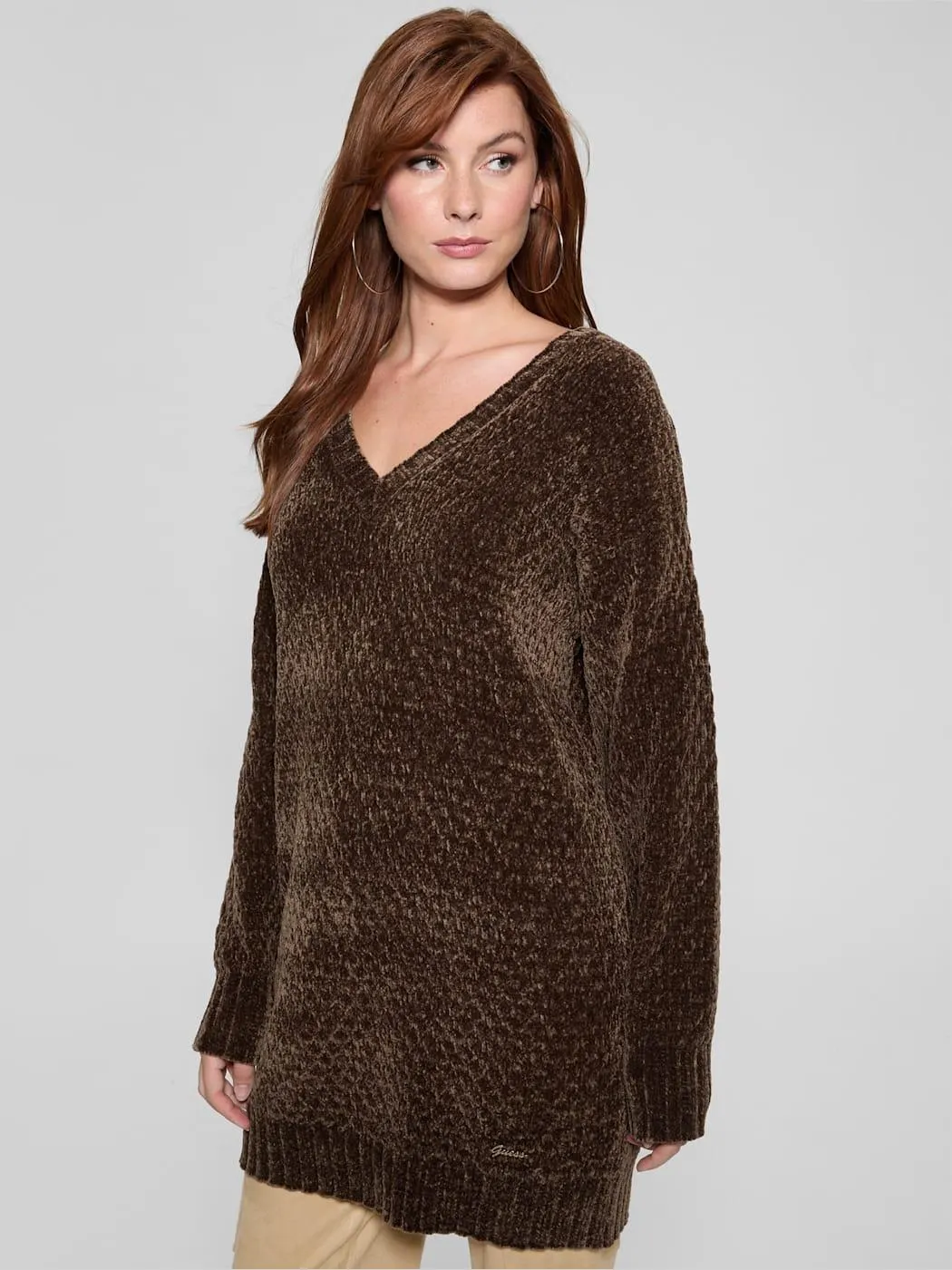 Eco Talia Longline Chenille Sweater