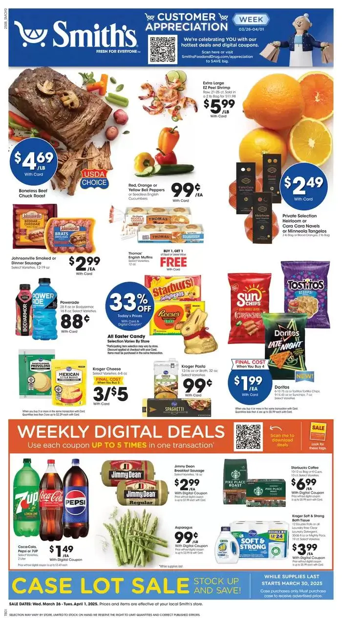 Weekly ad Wide range of offers from March 26 to April 1 2025 - Page 1