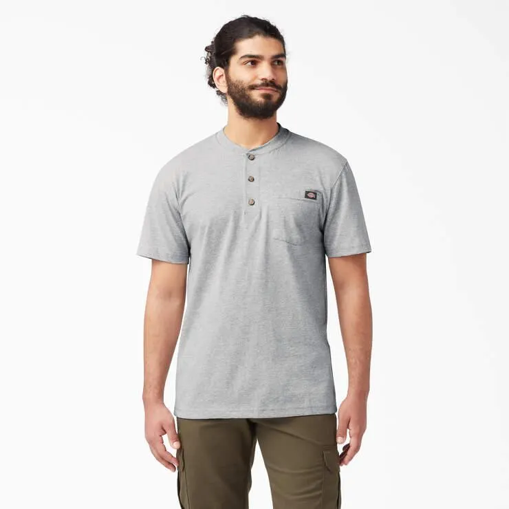 Heavyweight Short Sleeve Henley T-Shirt