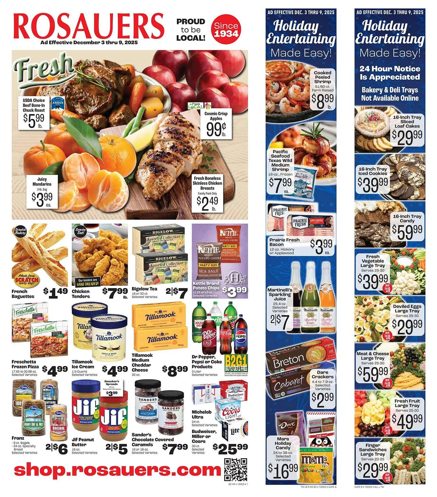 Weekly ad Rosauers weekly ad from December 3 to December 9 2025 - Page 1