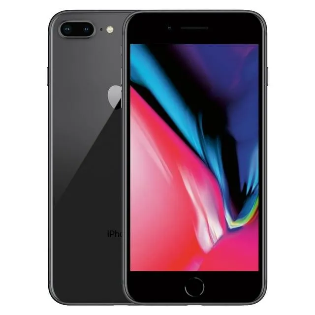 Restored Apple iPhone 8 Plus - Fully Unlocked - 64 GB Space Gray (Refurbished)