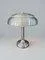 Large Table Lamp in Aluminum and Enameled Metal, Italy, 1970s