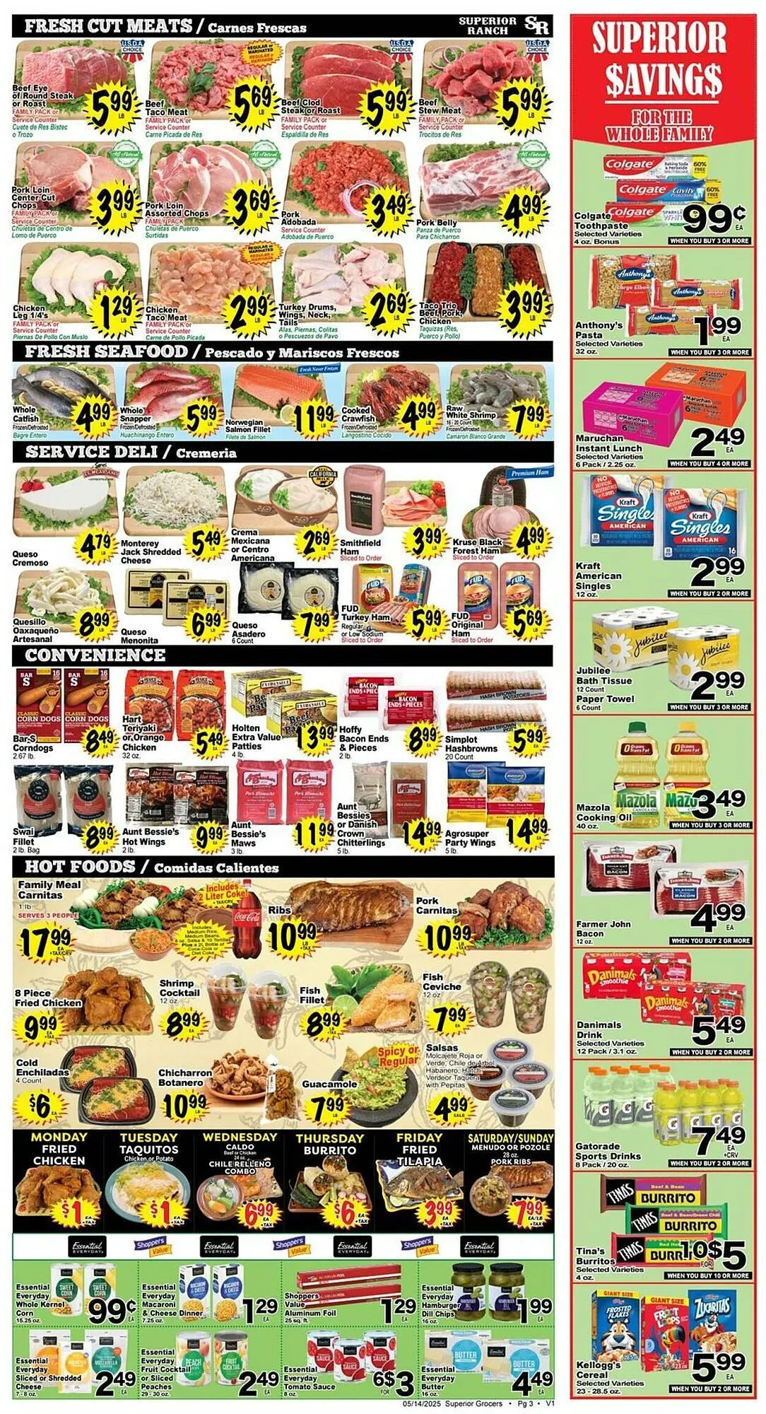 Weekly ad Superior Grocers Weekly Ad from May 14 to May 20 2025 - Page 3