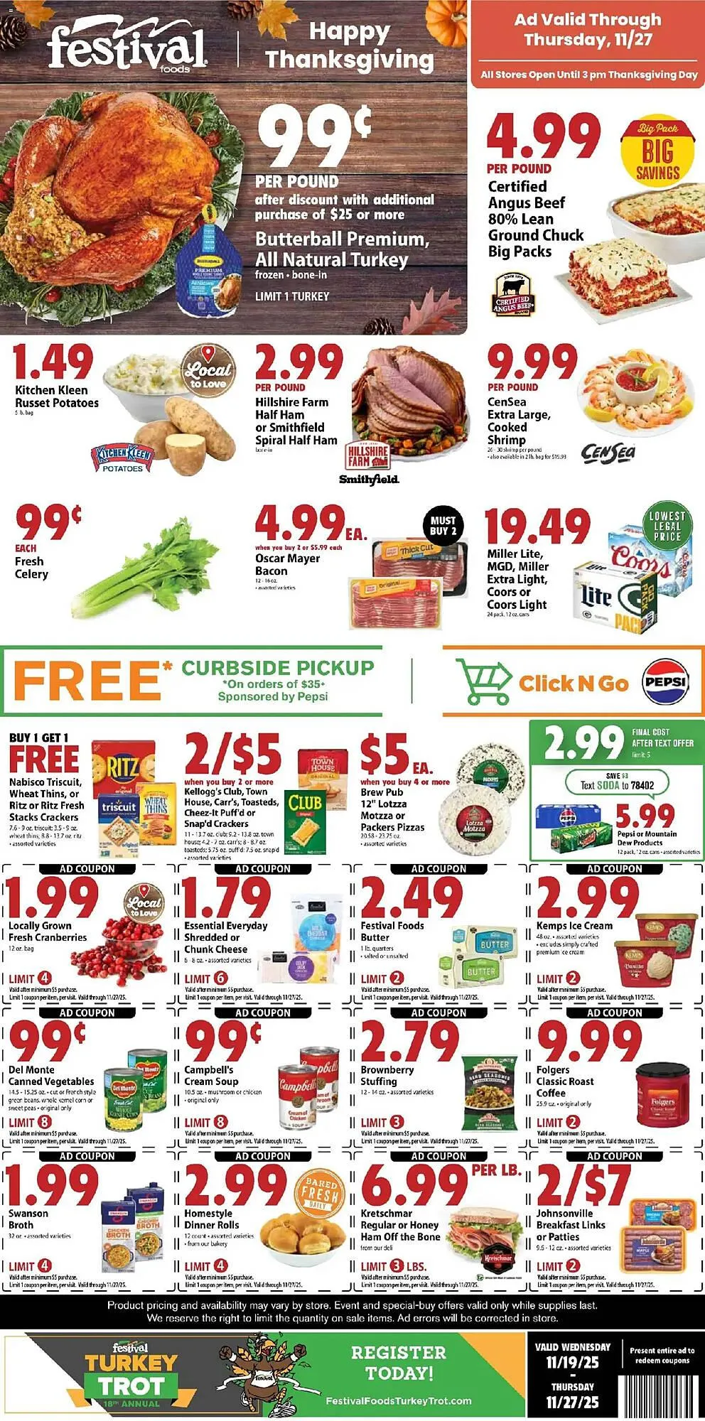 Weekly ad Festival Foods weekly ad from November 19 to November 28 2025 - Page 1
