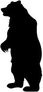 Woodcraft Project Paper Plan To Build 5' Curious Grizzly Shadow - Material Not Included