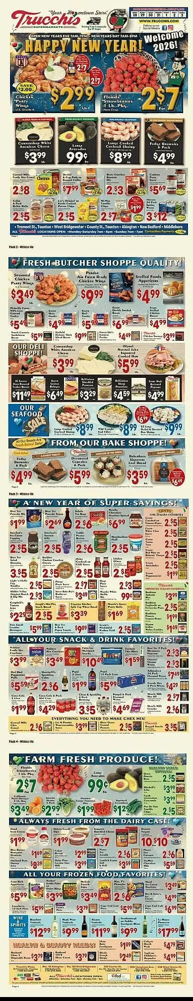 Weekly ad Trucchis weekly ad from December 28 to January 3 2026 - Page 1