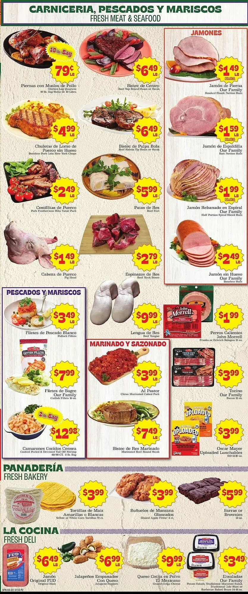 Weekly ad Supermercado Nuestra Familia weekly ad from March 22 to March 28 2026 - Page 2