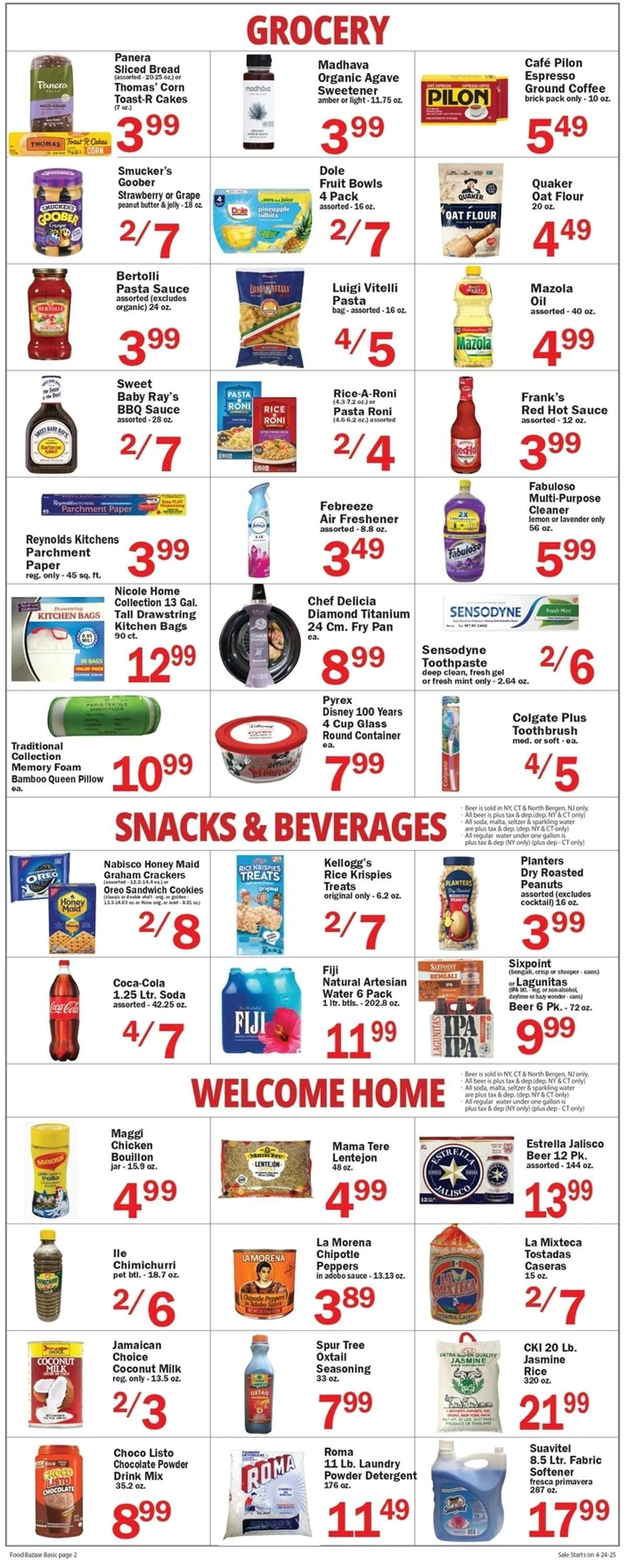 Weekly ad Food Bazaar Current weekly ad from April 24 to April 30 2025 - Page 2