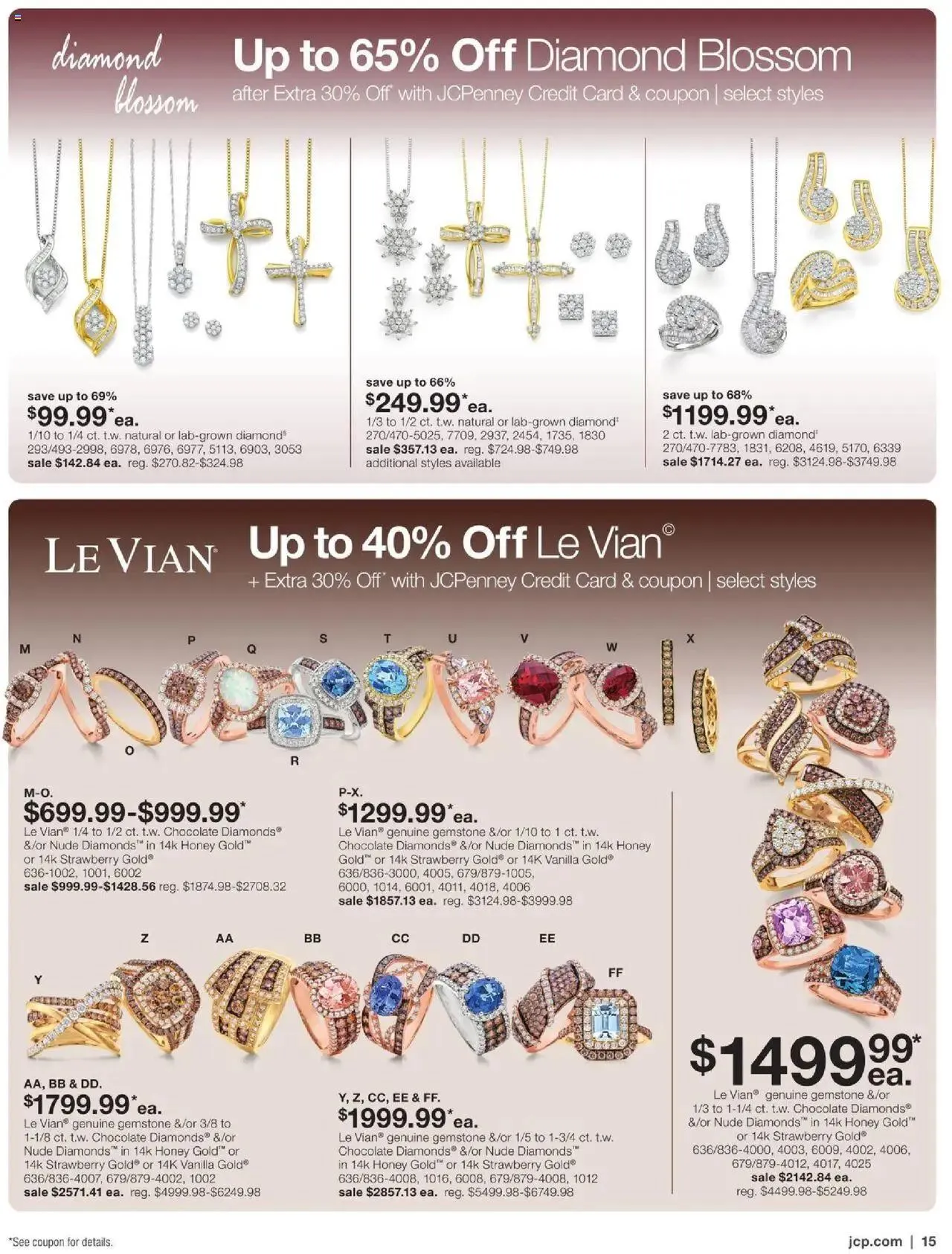 Weekly ad JCPenney Billion Dollar Jewelry Sale from March 6 to March 30 2025 - Page 14