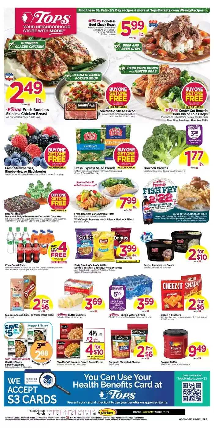 Weekly ad Great offer for all customers from March 9 to March 15 2025 - Page 1