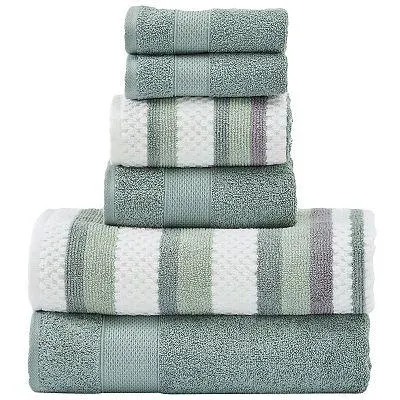 Modern Threads 6-Piece Pax Jacquard Towel Set