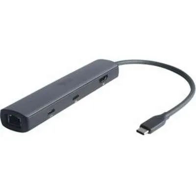 Tripp Lite USB C Multiport Adapter 8K HDMI 3 USB Ports Gbe Ethernet 100W Charging