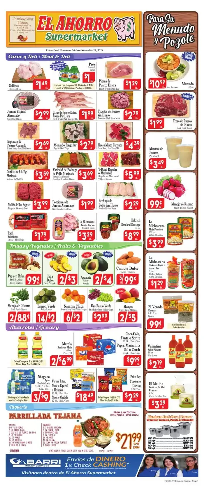 Weekly ad Our best offers for you from November 20 to December 4 2024 - Page 1