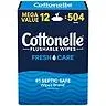 Cottonelle Freshcare Flushable Wipes, 12 ct., 504 wipes