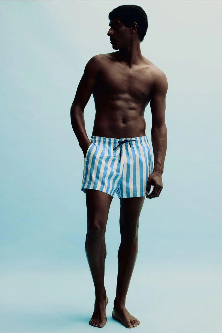 Patterned Swim Shorts