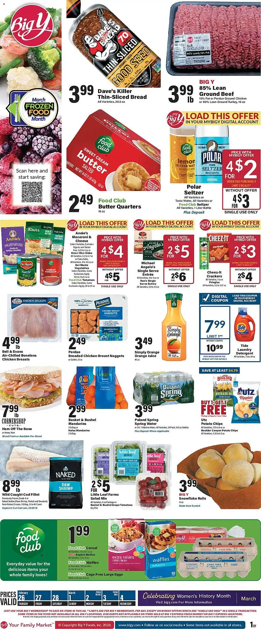 Weekly ad Big Y flyer from February 26 to March 5 2026 - Page 1