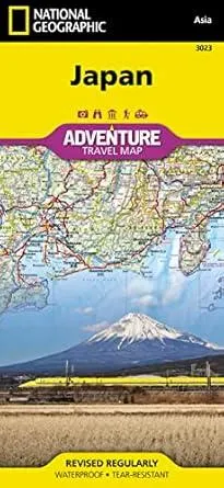Japan Map (National Geographic Adventure Map, 3023)