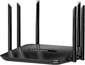 KKH WiFi Router for Wireless Internet Network, AC1200 Dual Band 2.4 and 5ghz Smart Wi-Fi 5 Gaming Router with Fast Gigabit Ethernet Ports for Home Compatible with Spectrum