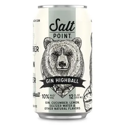 Salt Point Gin Highball Canned Cocktail