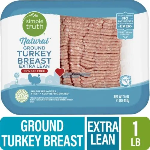 Simple Truth® 99% Fat Free Natural Ground Turkey Tray 1 LB
