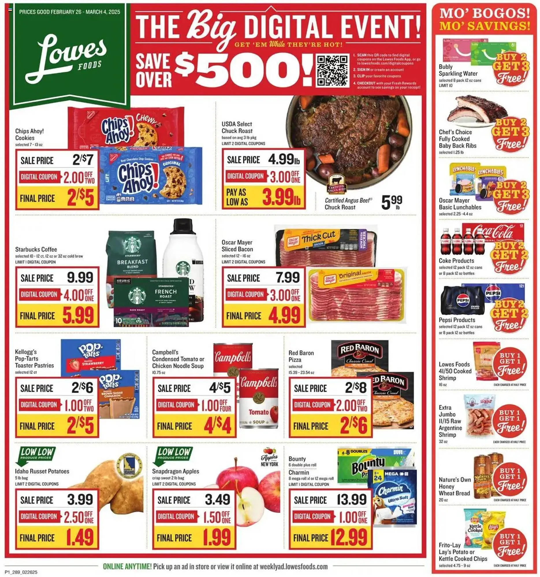 Weekly ad Lowes Foods Weekly Ad from February 26 to March 4 2025 - Page 1