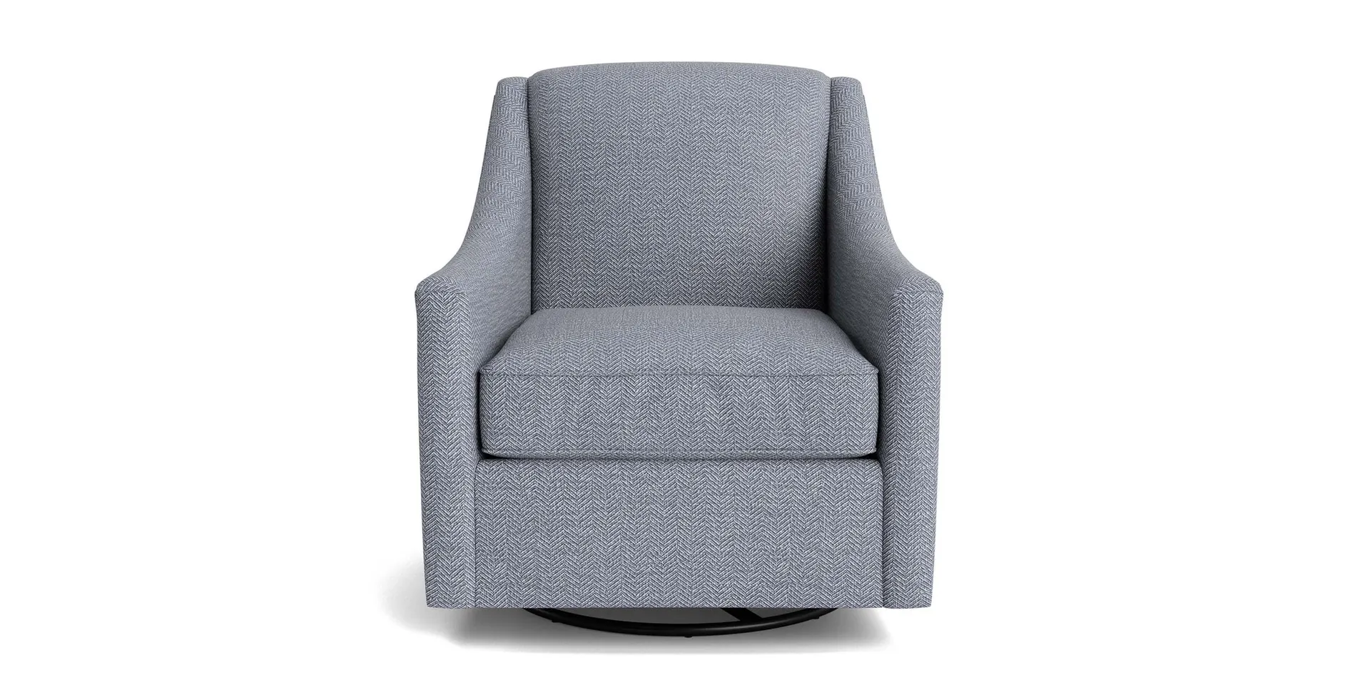 Corinna Slope Arm Swivel Glider Chair