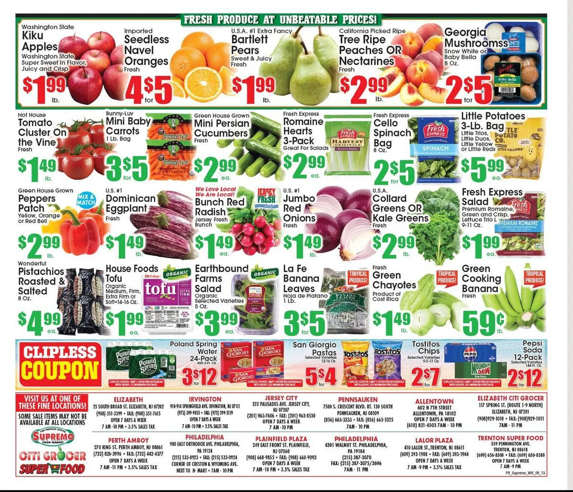 Weekly promotion Supremo Foods Inc weekly ad spanning from September 13 to September 19 2025 - Page 8 for Catalogue 365