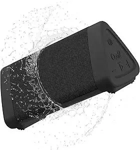 OontZ Angle 3 Portable Bluetooth 5.4 Speaker | 12W Sound, 24-Hr Battery, 100Ft Wireless Range, IPX5 Water-Resistant, Budget-Friendly for Travel, Outdoor & Home (Black)