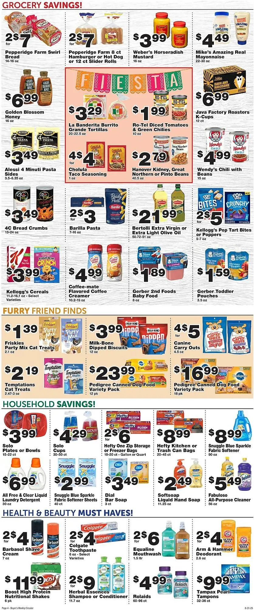 Weekly ad Boyer's Food Markets Weekly Ad from August 31 to September 27 2025 - Page 4