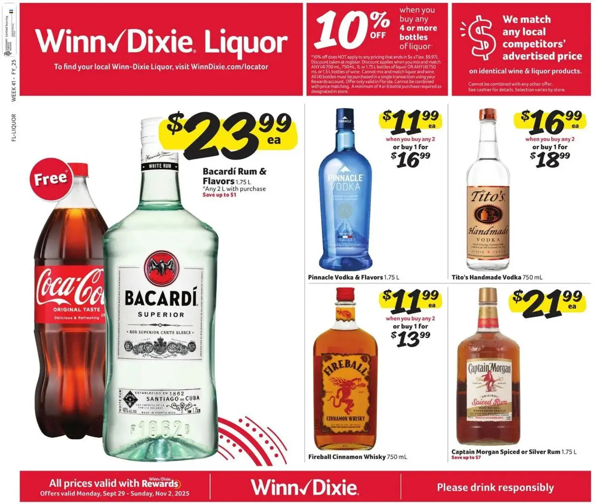 Weekly ad Winn Dixie weekly ad from September 29 to November 2 2025 - Page 1