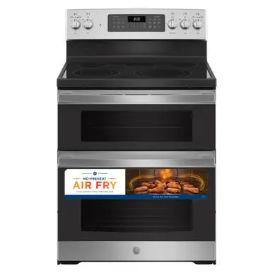GE® 30” Free-Standing Electric Double Oven Convection Range - JBS86SPSS