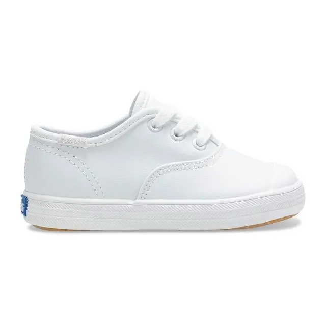 Keds Infant Champion Leather Lace Toe Cap