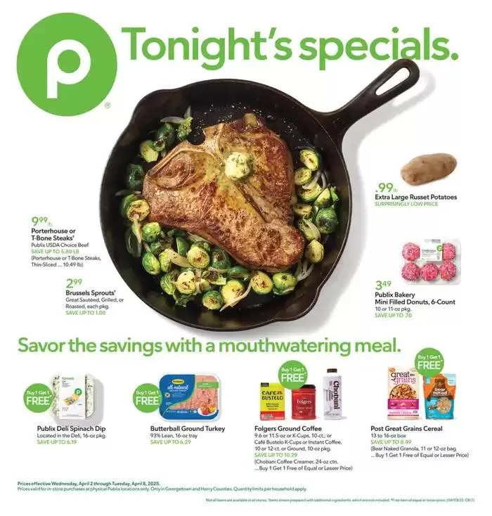 Weekly ad Special offers for you from April 2 to April 8 2025 - Page 1