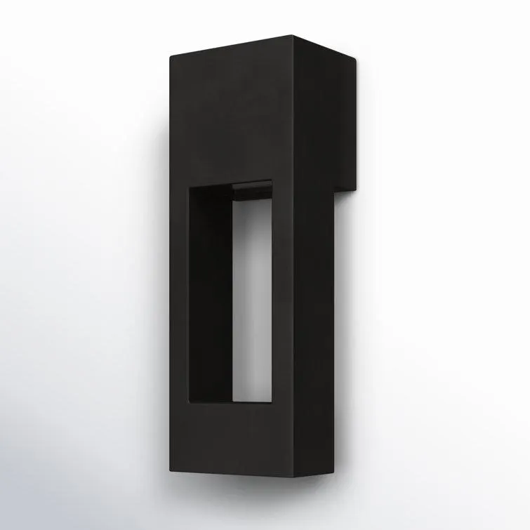 Blandburg Rectangle Outdoor Aluminum LED Wall Light