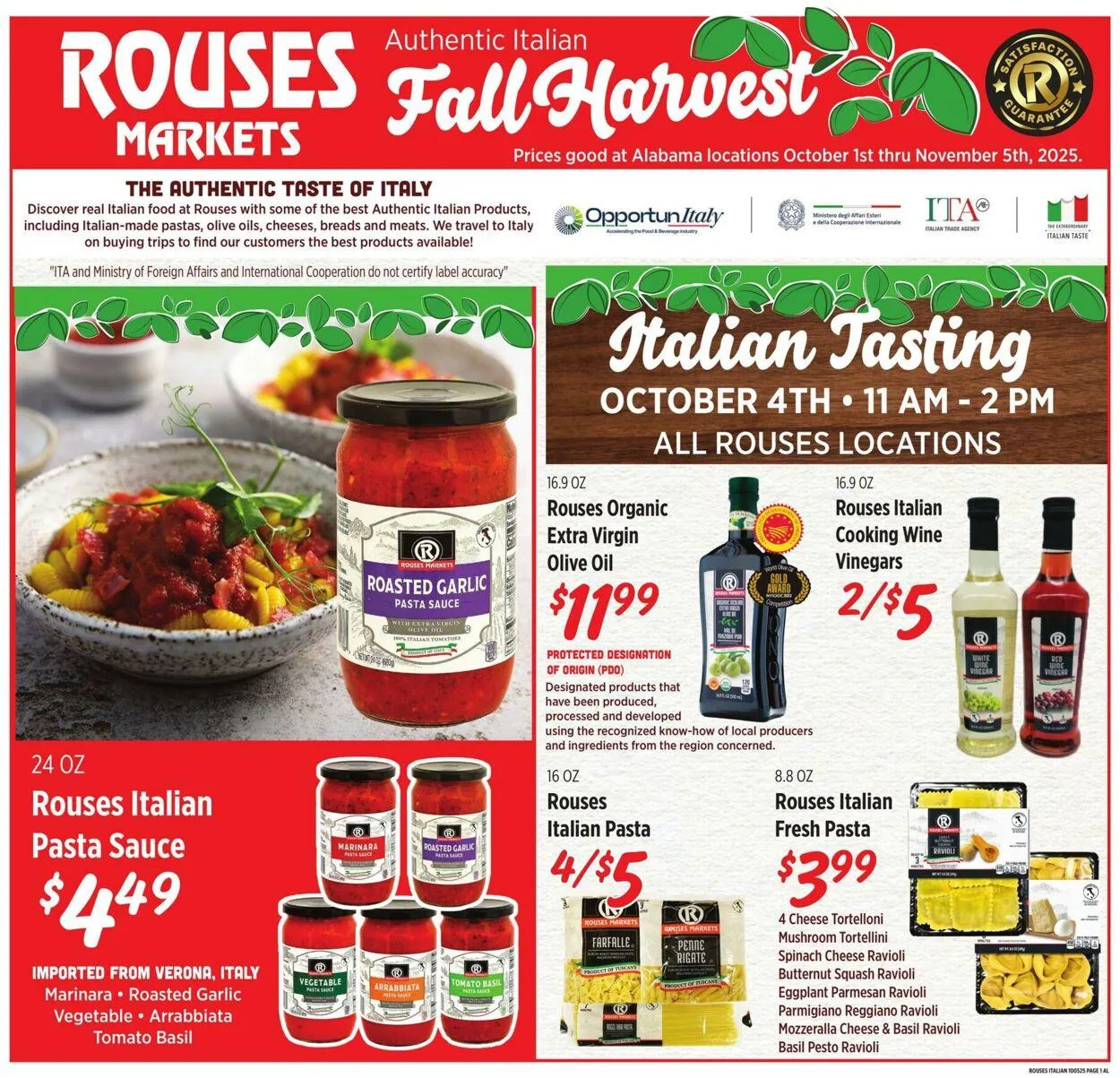 Weekly ad Rouses Current weekly ad from October 1 to November 5 2025 - Page 1