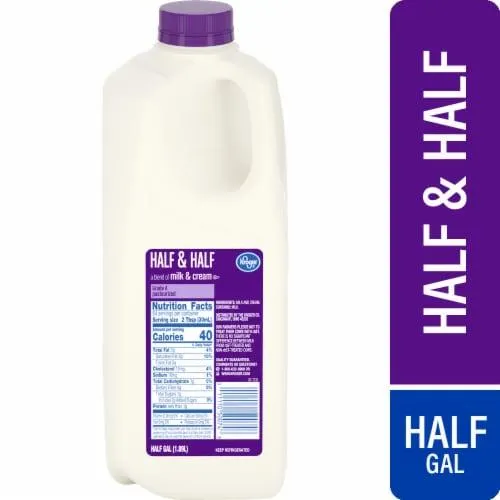 Kroger® Half and Half Half Gallon