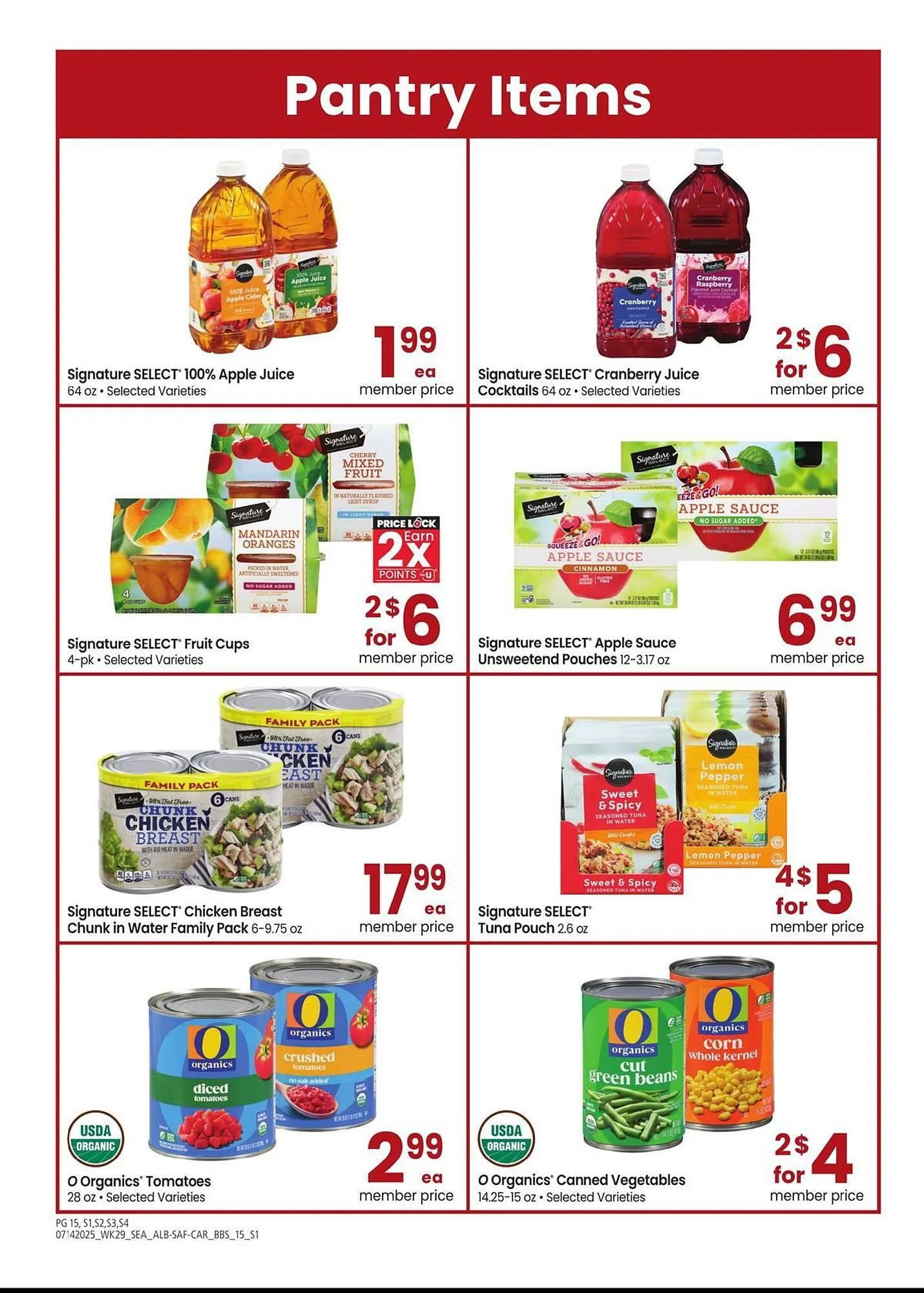 Weekly ad Albertsons Weekly Ad from July 14 to August 10 2025 - Page 15
