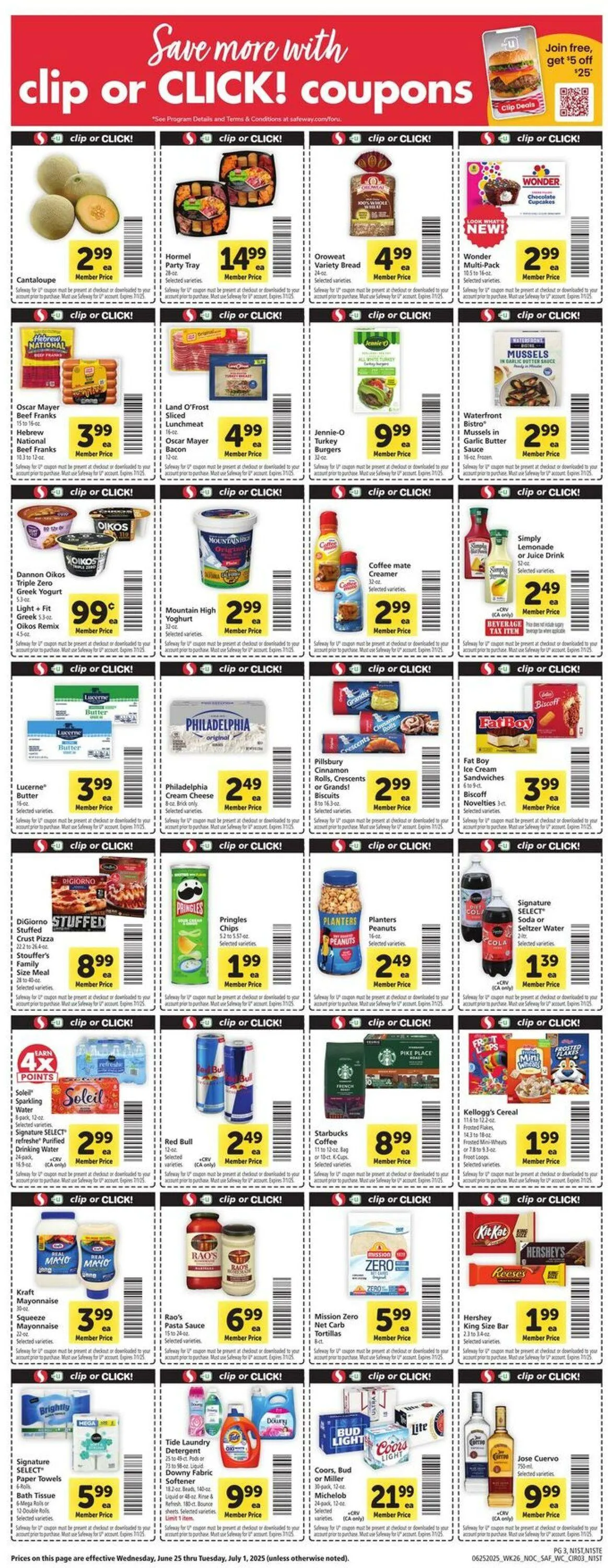 Catálogo de Safeway Current weekly ad 25 de junio al 1 de julio 2025 - Página 3