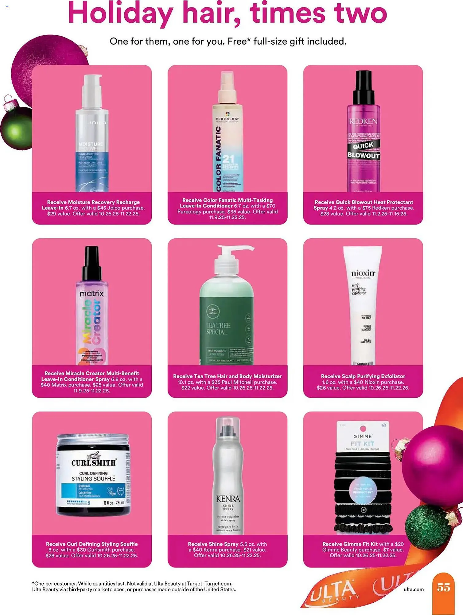 Weekly ad Ulta Beauty weekly ad from October 26 to November 22 2025 - Page 55